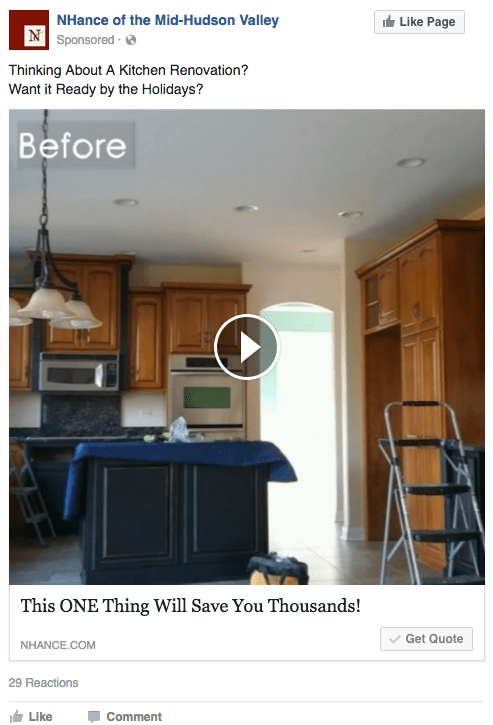 Video Ad for Facebook Lead Ad
