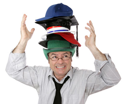 Don't wear all the hats